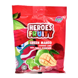Heroes Fruity Green Mango with Chilli Powder Flavoured Candy 100g