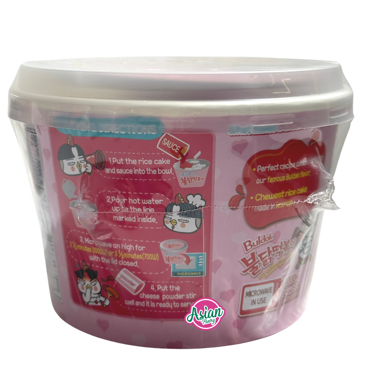Samyang Buldak Carbo Hot Chicken Flavor Topokki Bowl 179 g