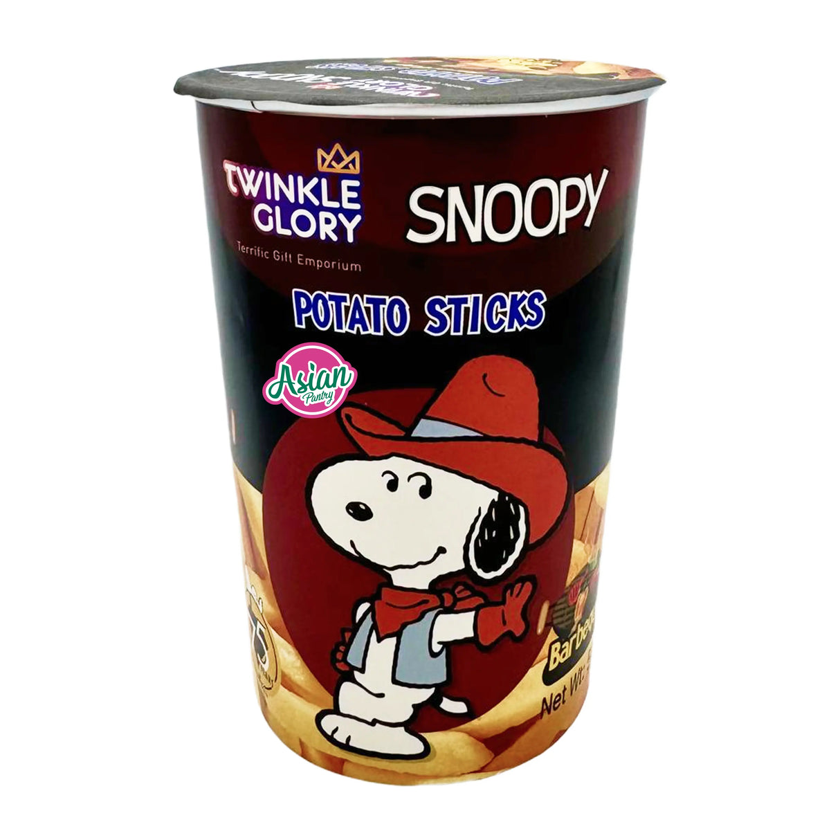 Twinkle Glory Snoopy Potato Snacks Barbeque Flavour 50g