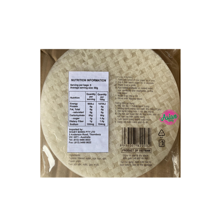 Kertas Beras Pokok Buluh bulat 16cm 340g