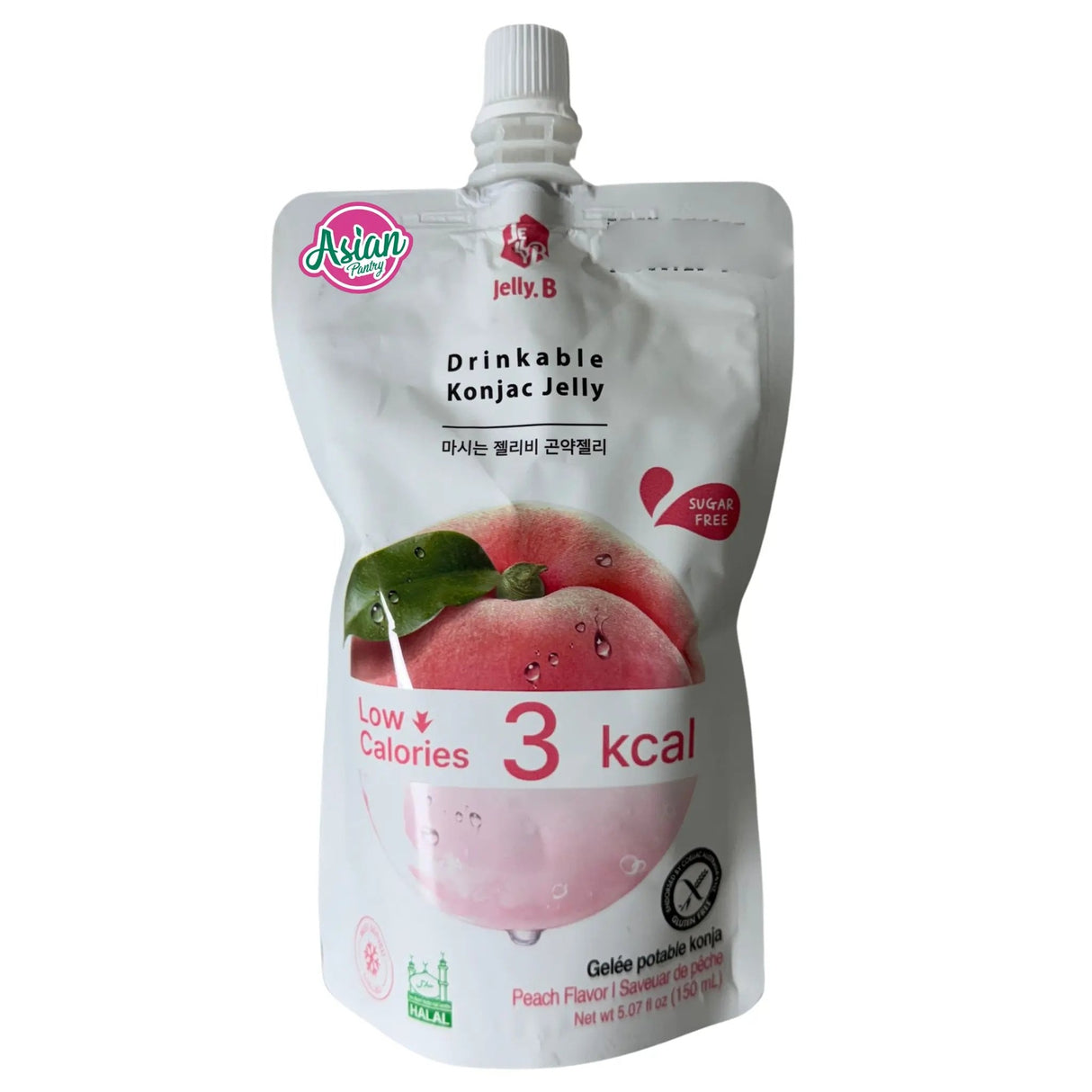 Jelly B Drinkable Konjac Jelly Peach Flavour 150ml