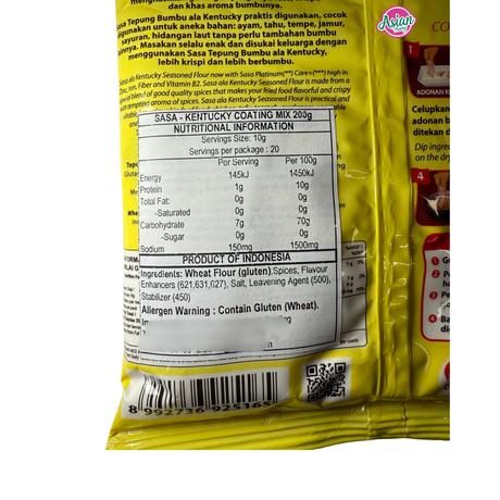 Sasa Coating Mix - 肯塔基雄鸡 200g