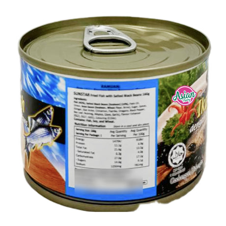 Sunstar Fried Fish with Salted Black Beans 160g
