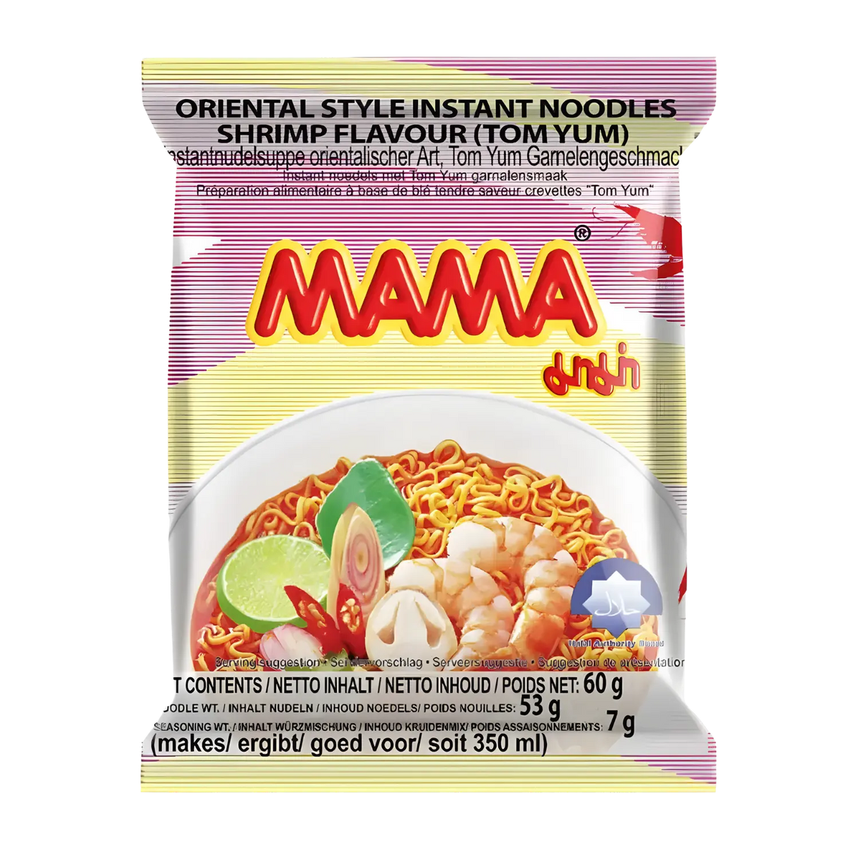 Mama Shrimp Tom Yum Noodles 60g