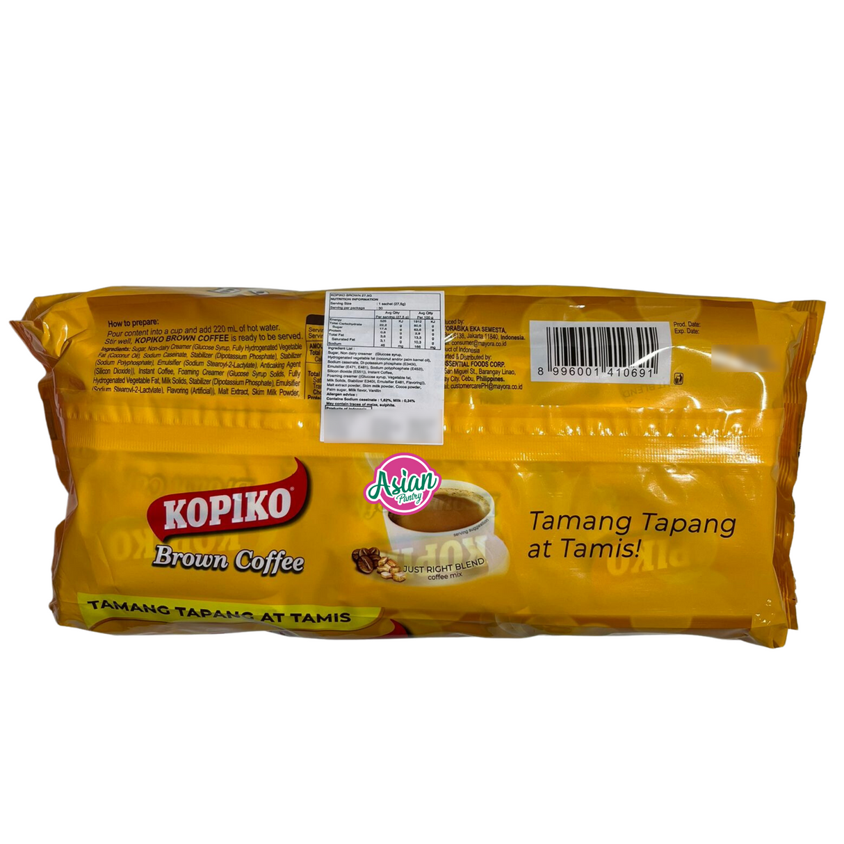 Kopiko Instant Coffee Mix (Brown Coffee) 30P 825g