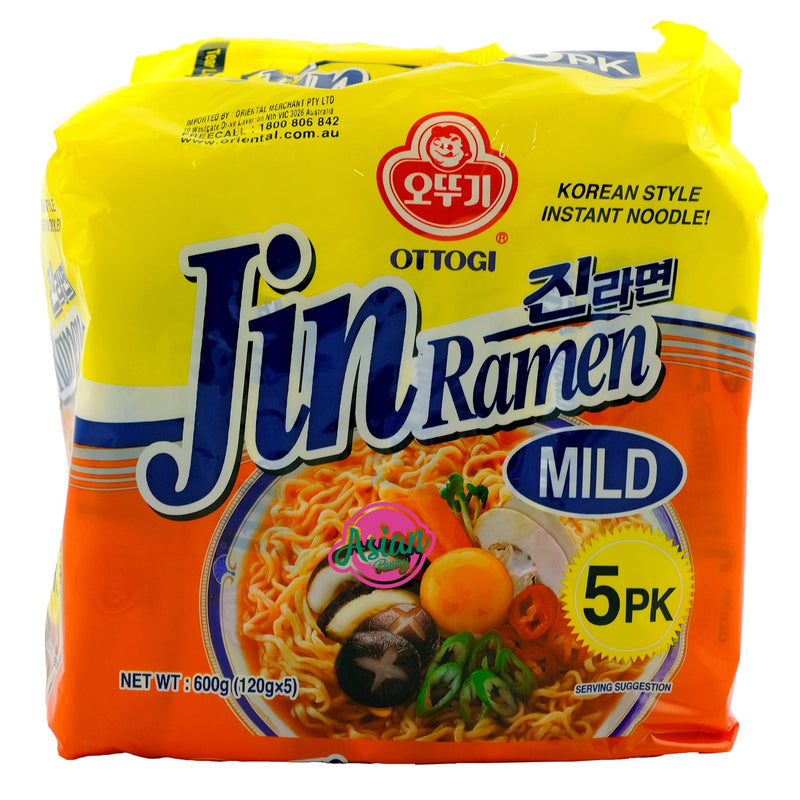 Ottogi Jin Ramen Mild (5 pack) 600g