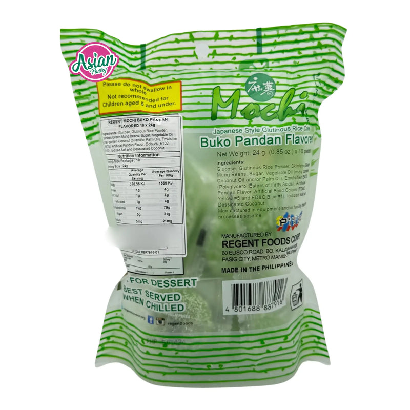 Regent Mochi Buko Pandan Flavour 240g