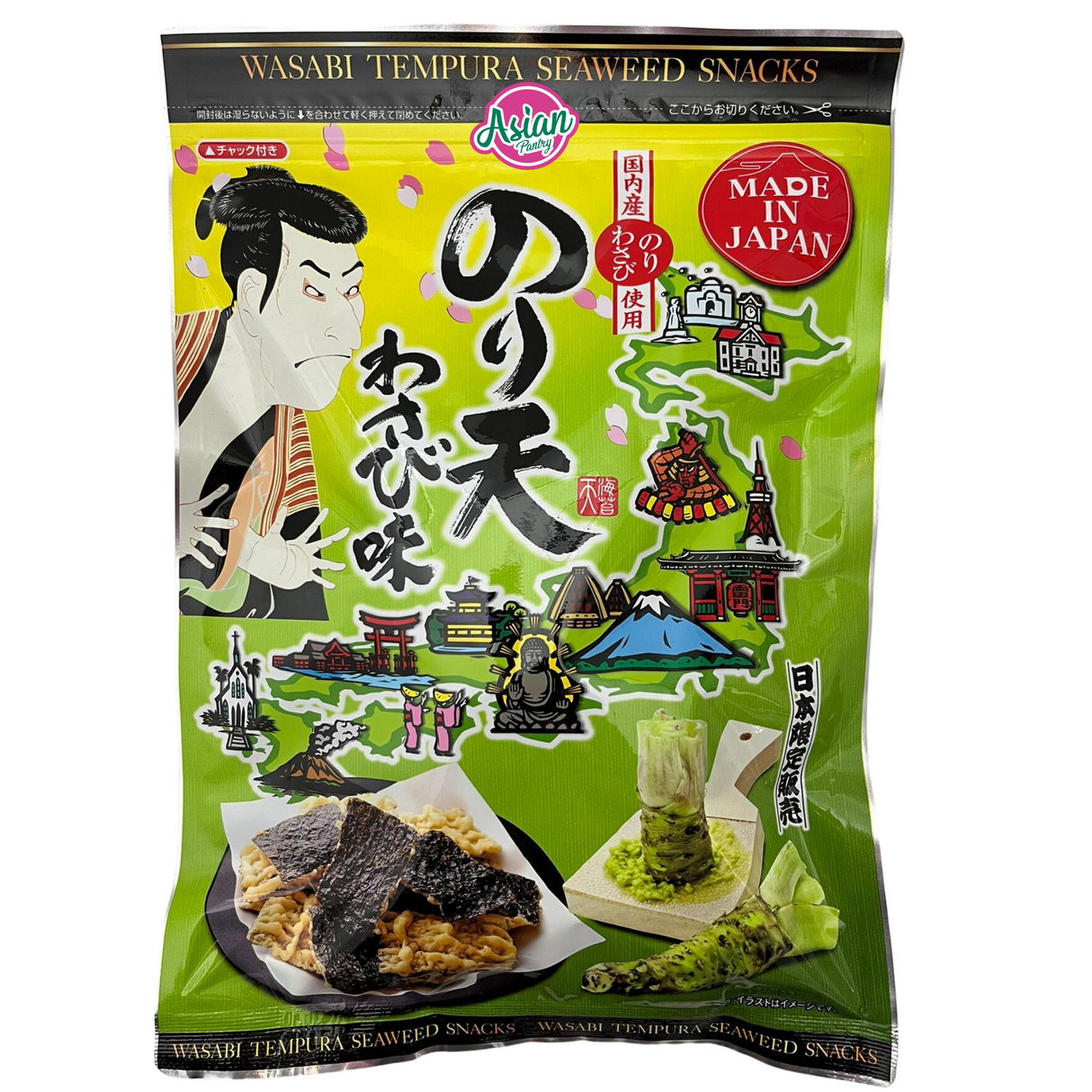 Daiko Wasabi Tempura Snek Rumpai Laut 120g