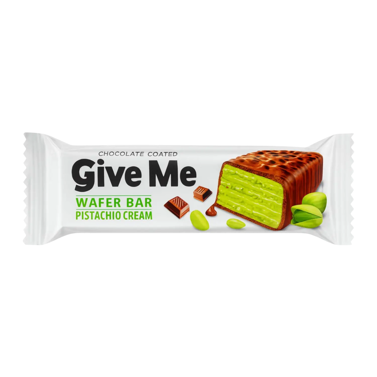 Beyoglu Give Me Wafer Bar with Pistachio Cream 40g