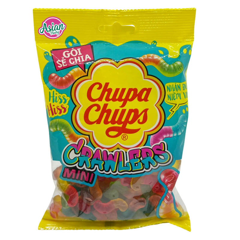 Chupa Chups Mini Crawlers Jelly Candy - Assorted Fruit Flavour 160g