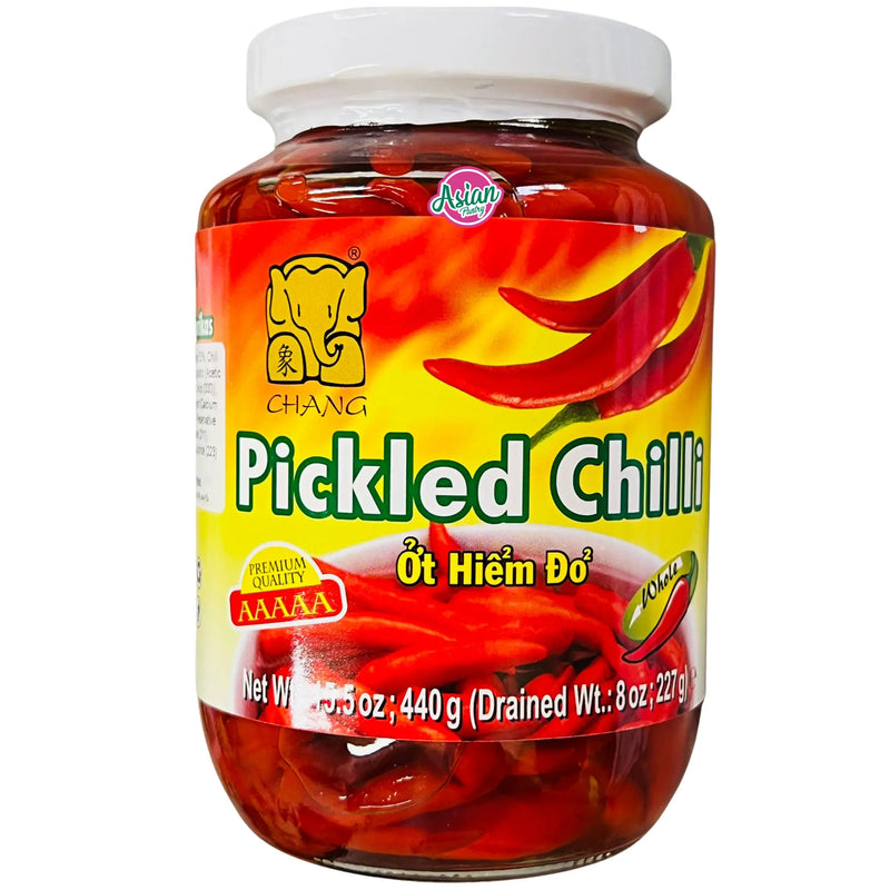 Chang Pickled Whole Red Chilli  440g