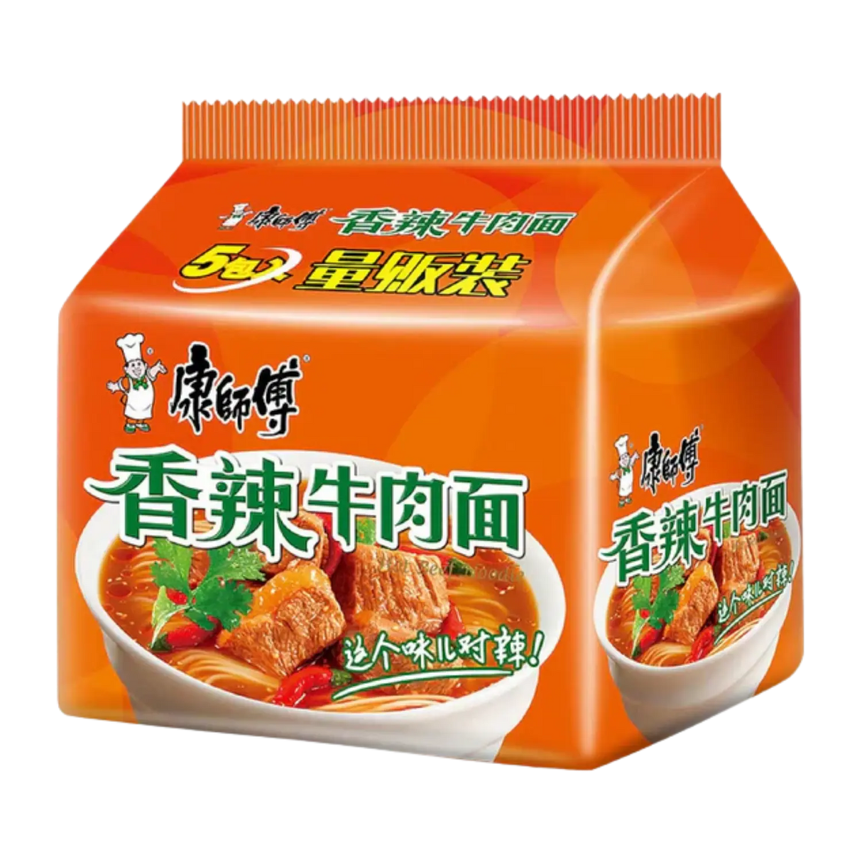 Kang Shi Fu Pack Soup Noodle Pack Hot & Spicy Beef Flavour