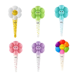 Asian Pantry 30pcs Handheld Balloons Daisy Smile Face Design with Manual Pump