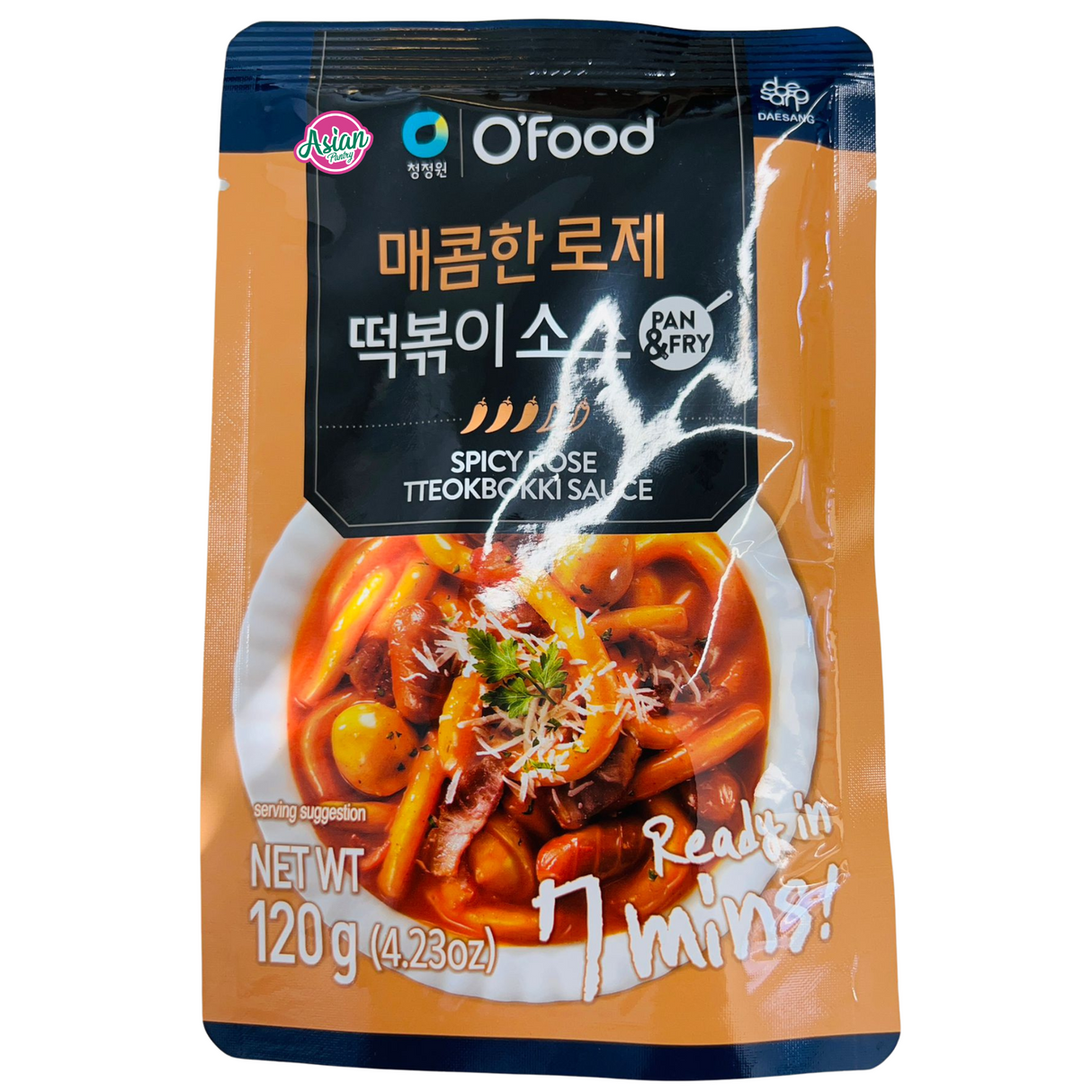 Chung Jung One Spicy Rose Tteokbokki Tobokki Sauce 120g