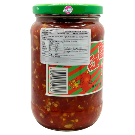 Hongfantian Minced Pepper with Garlic 700g
