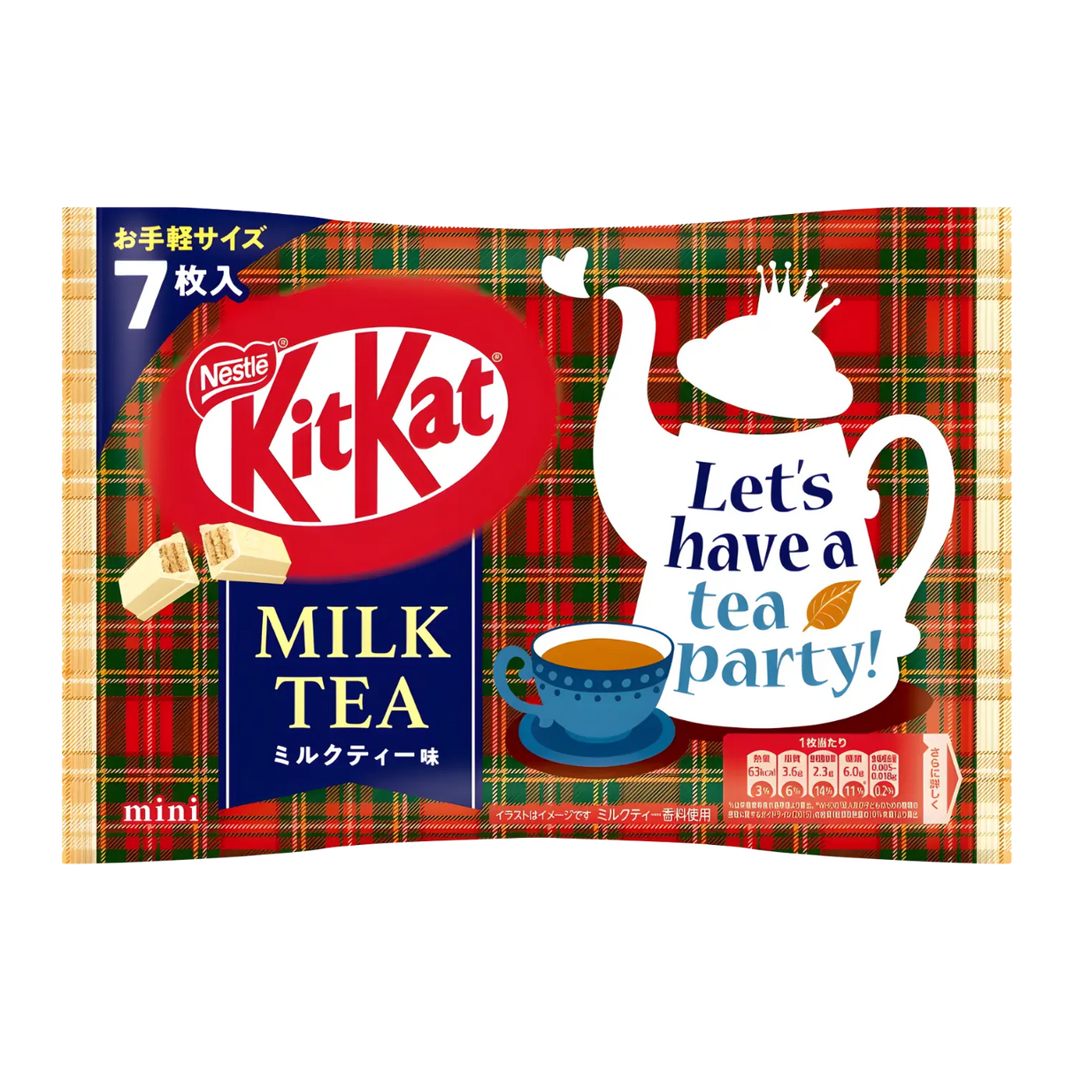 Nestle KitKat Mini Wafer Milk Tea 7pcs 81g