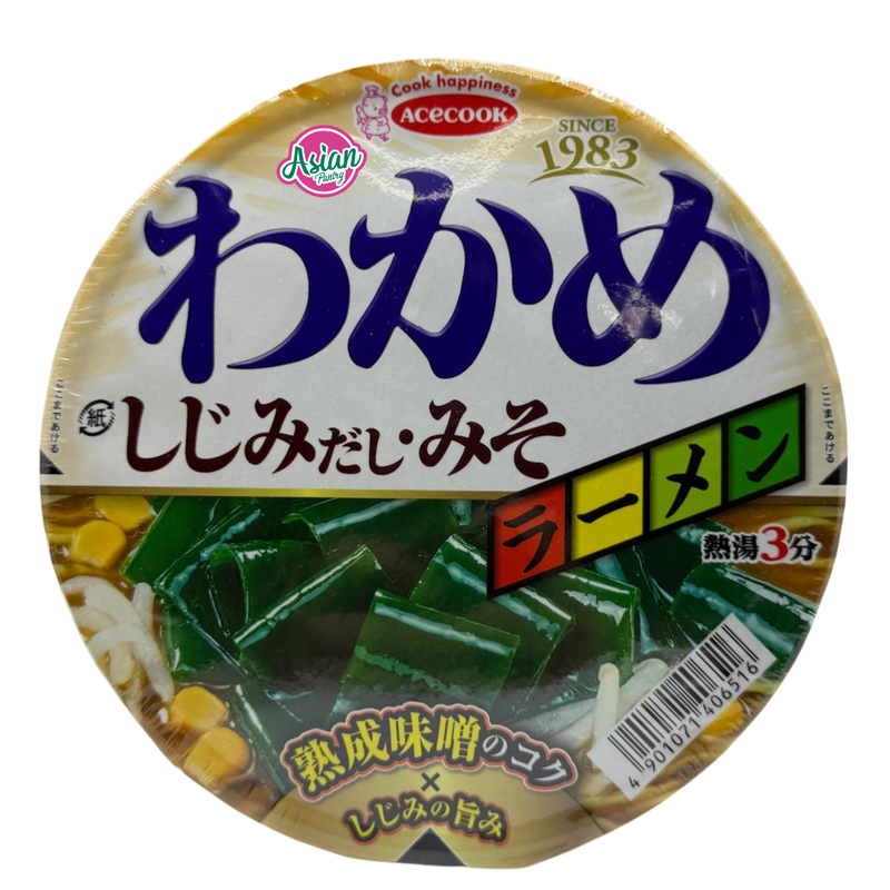 Acecook Seaweed Ramen (Shijimi Clam Broth & Miso) 92g