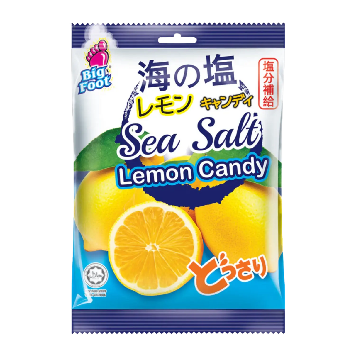 大脚海盐柠檬糖150g