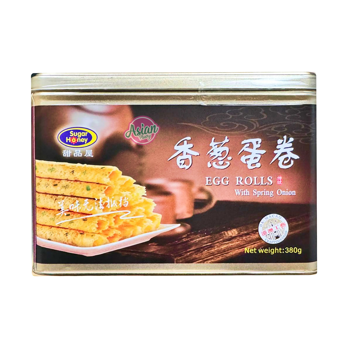 Sugar Honey Egg Rolls with Spring Onion 380g