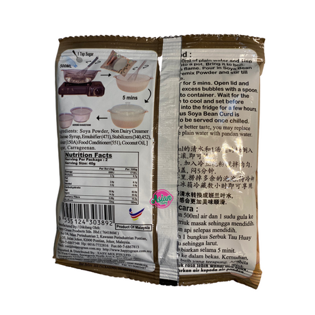 Serbuk Kacang Soya Happy Grass 80g