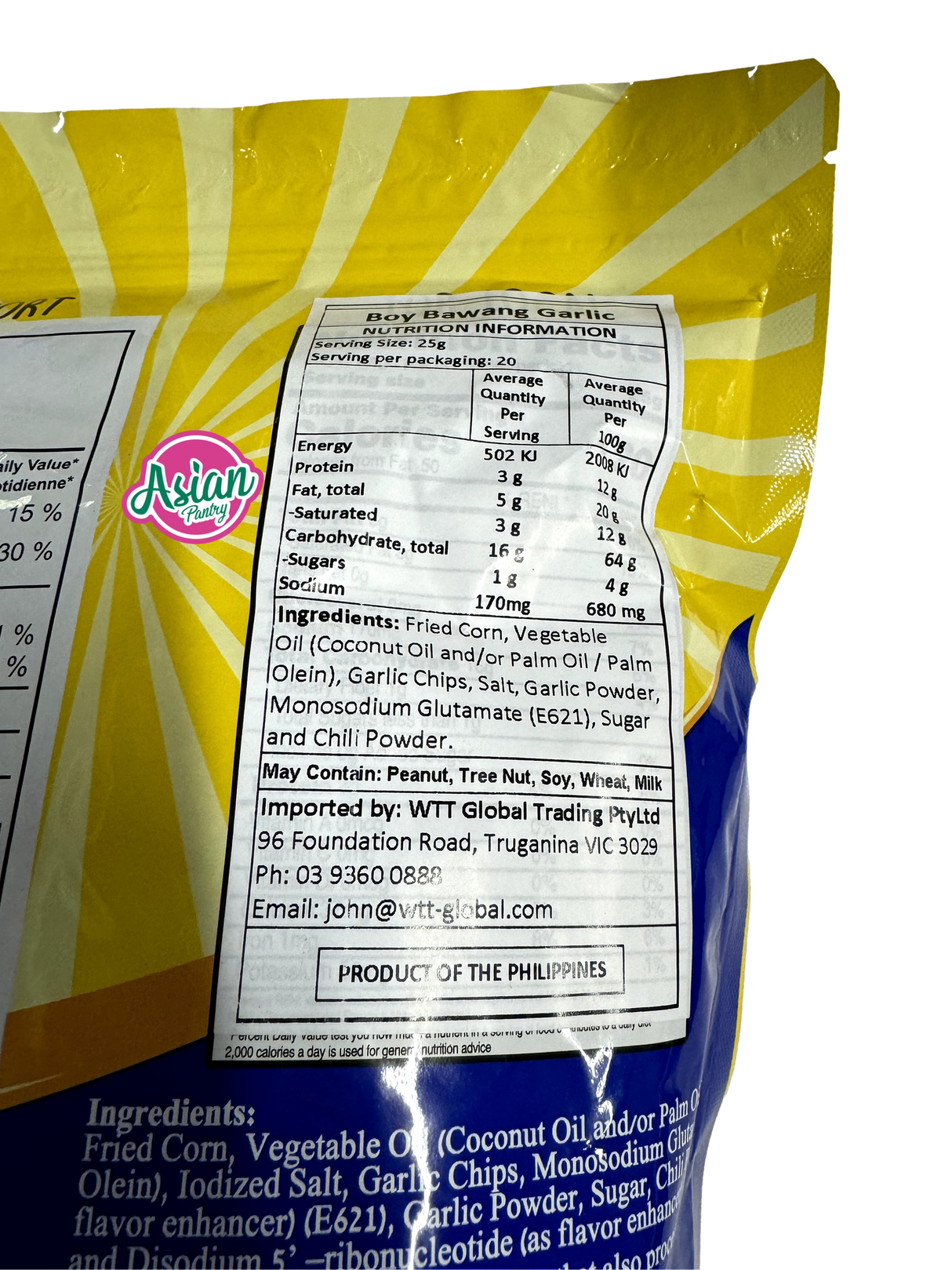 Boy Bawang Cornick 蒜蓉味 500g