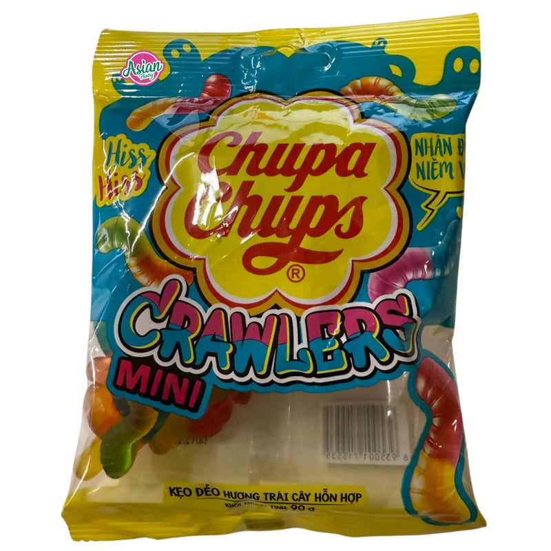 Chupa Chups Mini Crawlers Jelly Candy - Assorted Fruit Flavour 90g