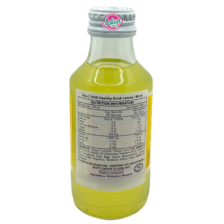 YOUC1000 Glass Bottle - Vitamin Lemon (w/ Vitamin C) 140ml