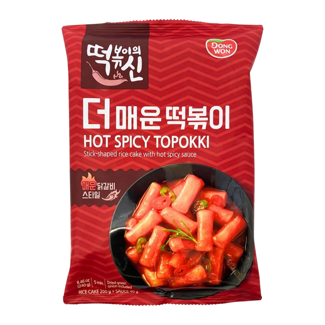 Dongwon Hot & Spicy Tteokbokki Pouch 240g