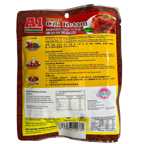 A1 Instant Chilli Sauce for Crab 200g
