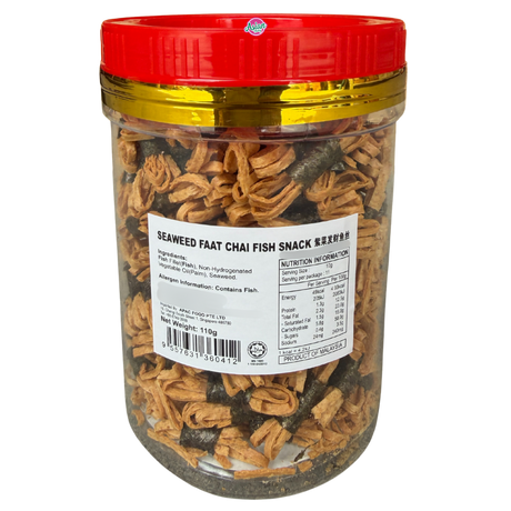 Delyco Seaweed Faat Chai Fish Snack 110g