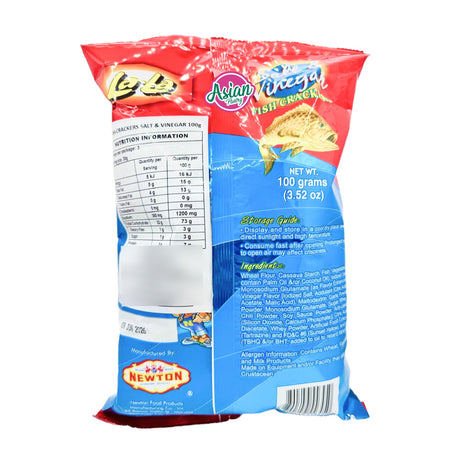 LaLa Fish Cracker Salt & Vinegar 100g