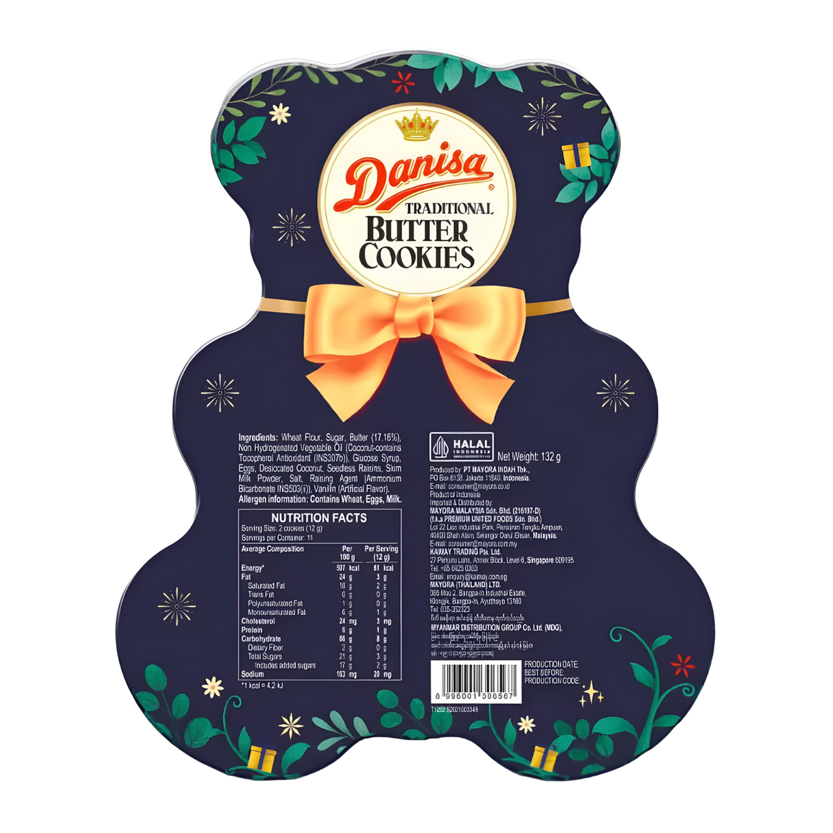 Danisa Traditional Butter Cookies Bear Limited Edition 132g