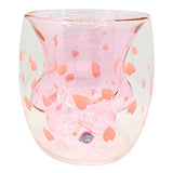 Asian Pantry Sakura Cat Paw Glass Cup