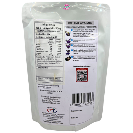 Miguelitos Ube Halaya Mix 500g