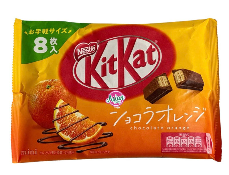 Nestle Kit Kat Mini Chocolate Orange 8pcs 100g