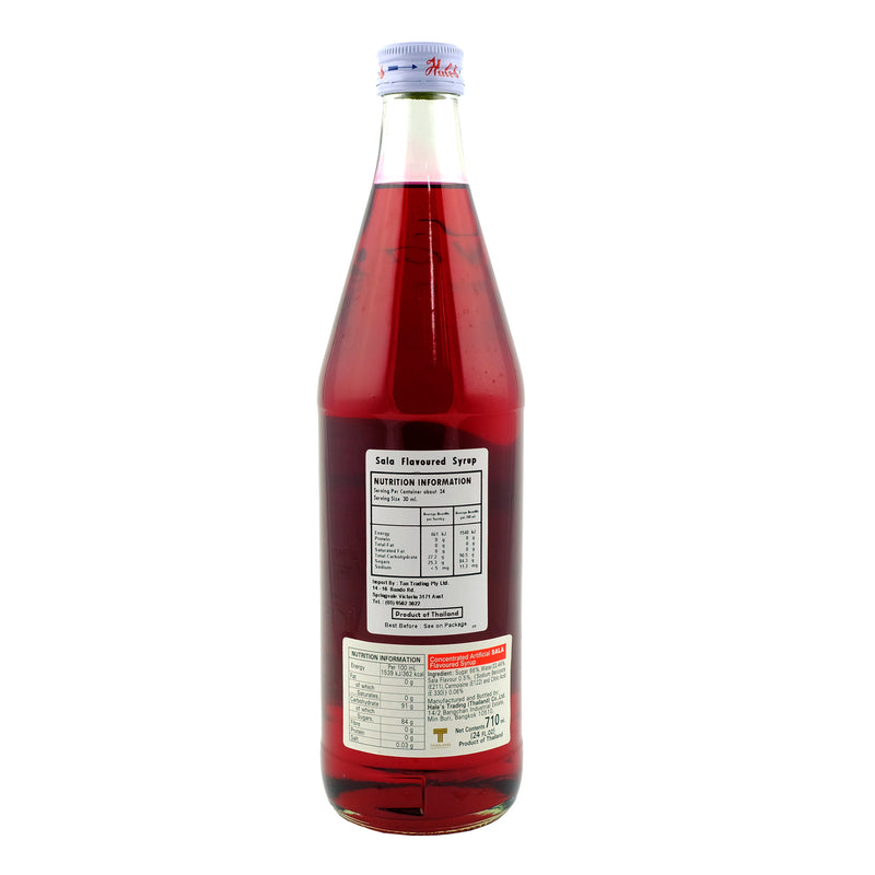 Hales Red Syrup 710ml Back