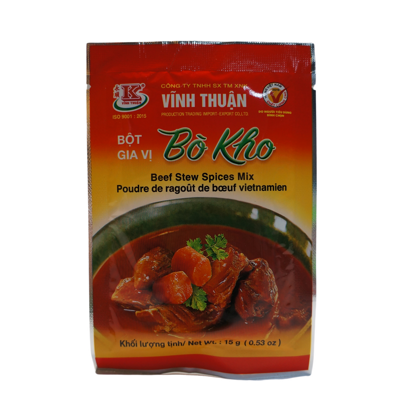 Vinh Thuan Bo Kho Beef Stew Spices Mix 15g Front