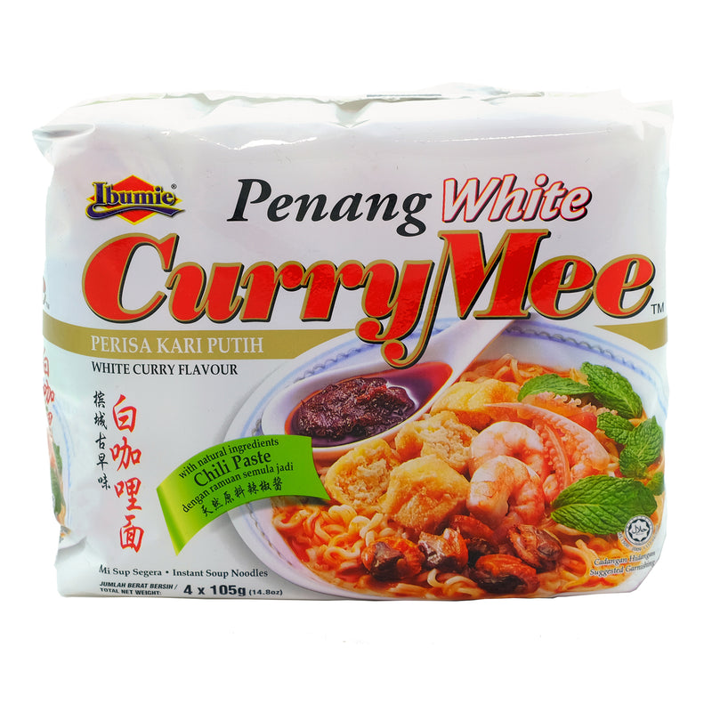 Ibumie Penang White Curry Mee 4 Pack 420g