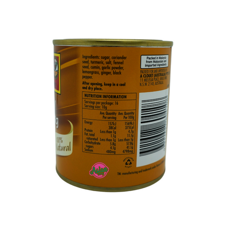 Ayam Brand Satay Seasoning Powder 160g Back