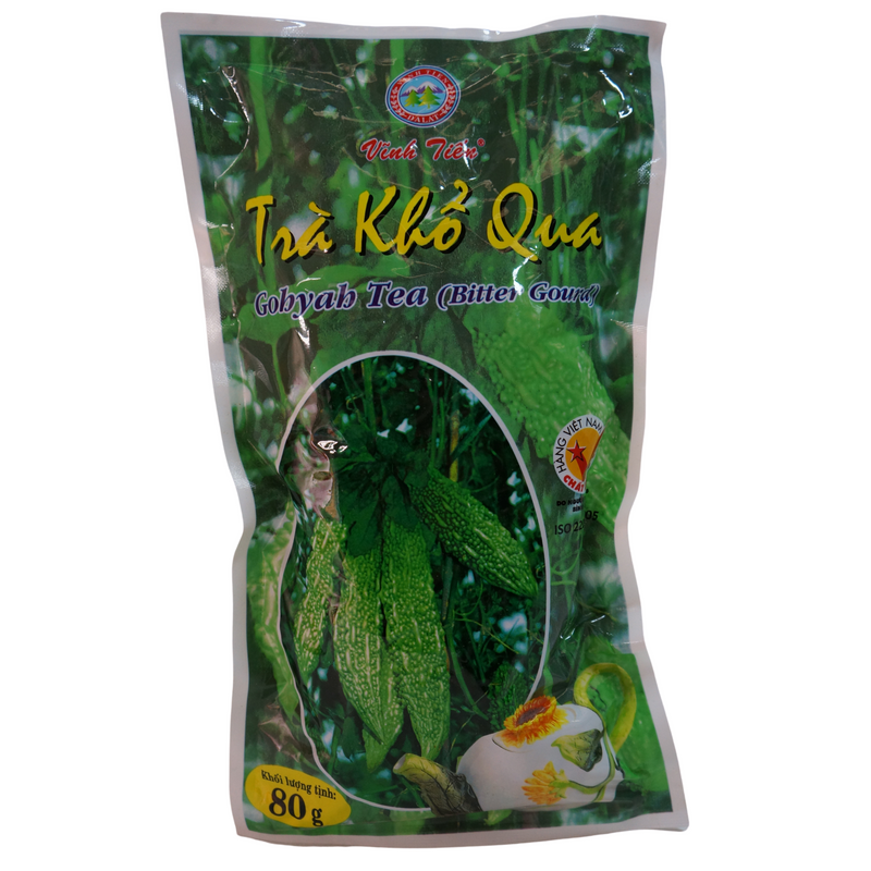 Vinh Tien Gohyah Tea (Bitter Gourd) 80g Front