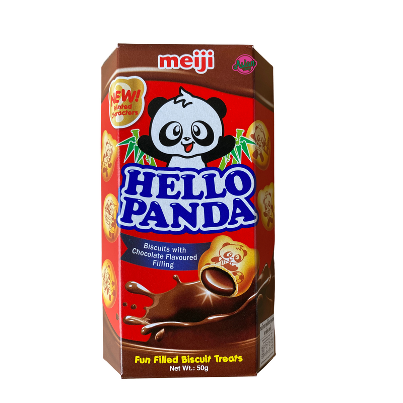 Meiji Hello Panda Chocolate Flavour 50g Front
