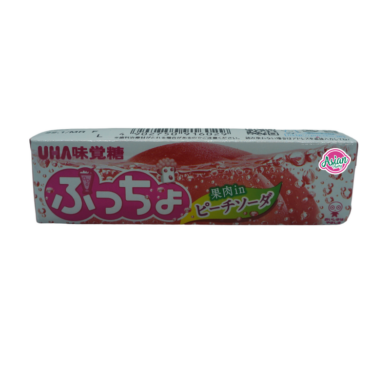 UHA Chewy Candy PEACH 41g Front