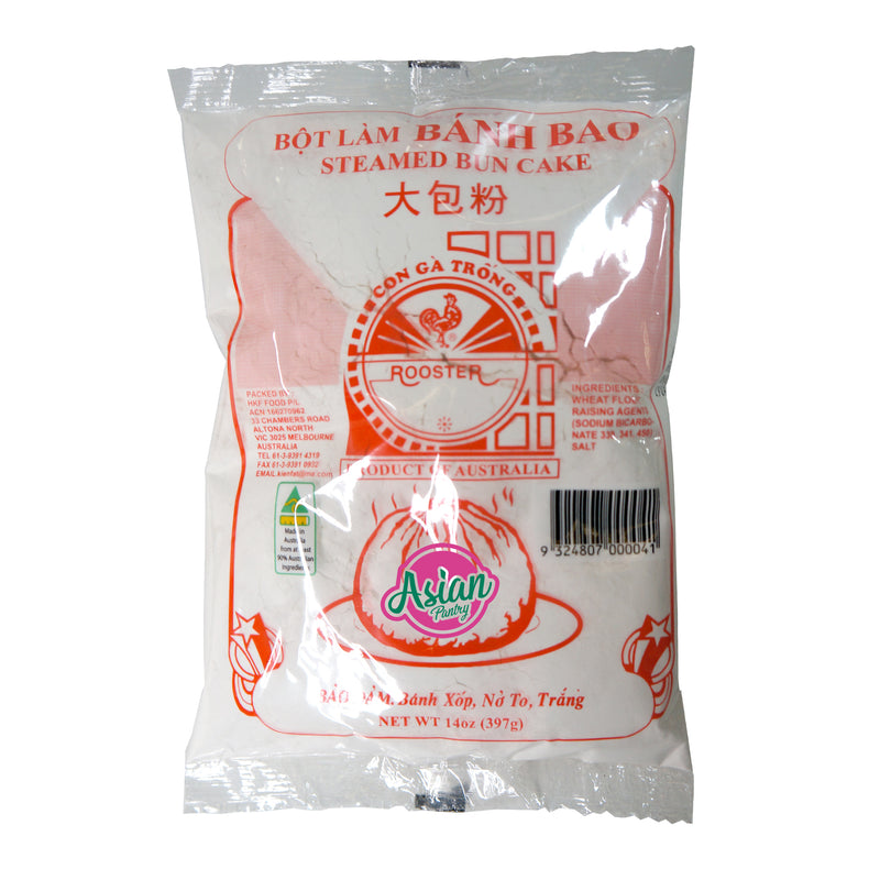 Rooster Banh Bao Flour 397g Front
