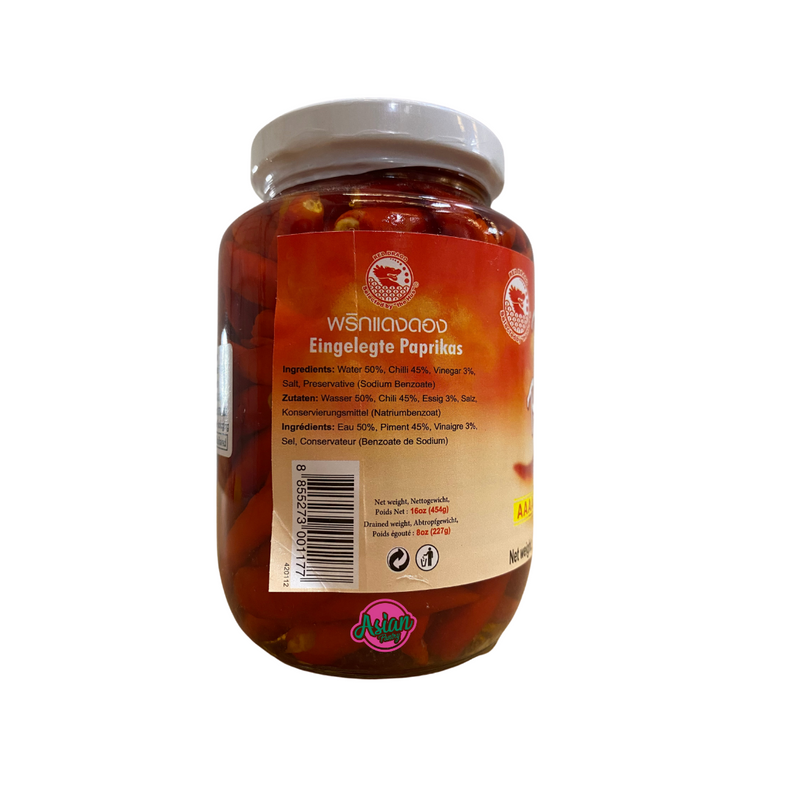 Red Dragon Pickled Red Chilli 454g Back