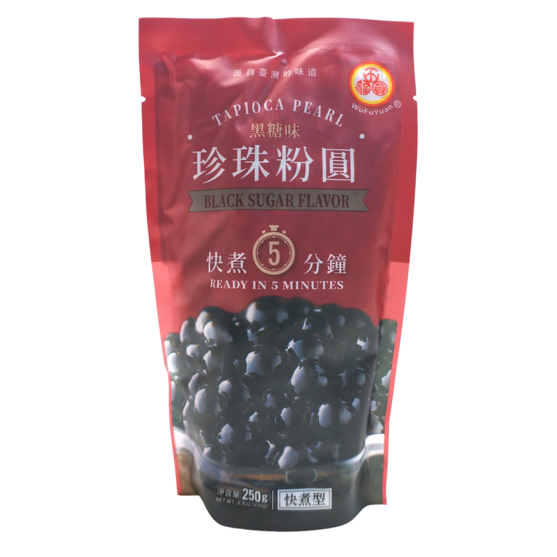 WuFuYuan Tapioca Pearl Black Sugar Flavour 250g Front