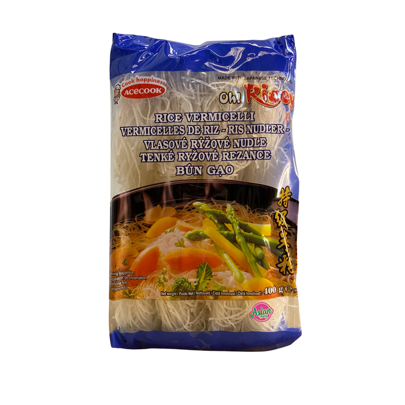 Acecook Oh Ricey Rice Vermicelli 400g Front