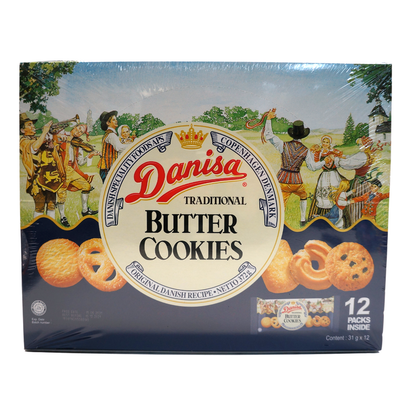 Danisa Traditional Butter Cookies 12pack Front