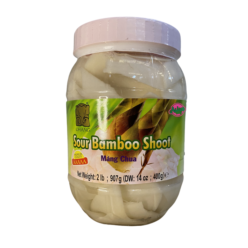 Chang Sour Bamboo Shoot Slices 907g Front