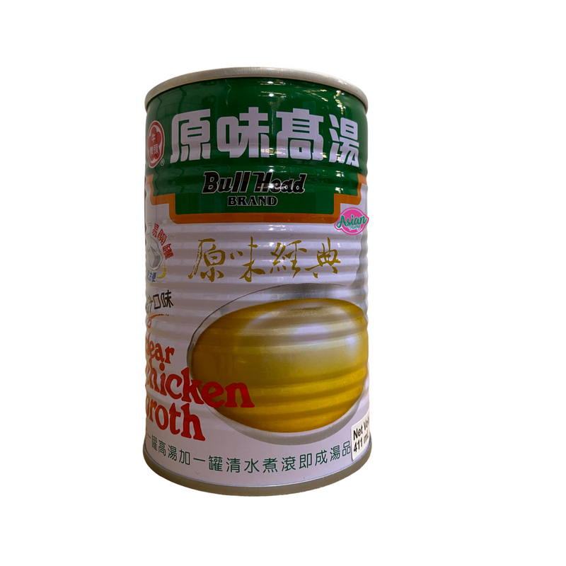 Bull Head Clear Chicken Broth 411ml Front
