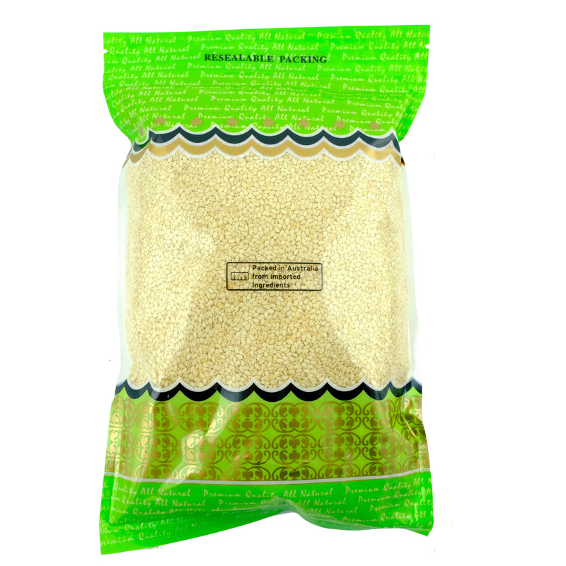 Perfect Fine Foods White Sesame Seeds 500g Back
